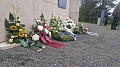 Kr&auml;nze am Ehrenfriedhof in Nordhausen (agl)