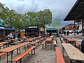 Blick auf das noch leere Bahnhofsfest (Peter Blei)