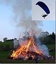 Osterfeuer in Herreden (Foto: privat)