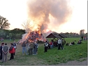Osterfeuer in Herreden (Foto: privat)