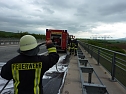 Brand auf der Autobahn (Foto: nnz)