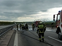 Brand auf der Autobahn (Foto: nnz)