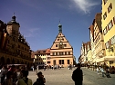 In Rothenburg ob der Tauber (Foto: G. Sch&uuml;tze)