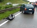 Crash auf der Autobahn (Foto: nnz)