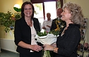 Abschied und Anfang: Antje Hochwind gratuliert (Foto: J. Piper) Abschied und Anfang: Antje Hochwind gratuliert (Foto: J. Piper)