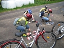 Praxistest f&uuml;r junge Radler (Foto: K&ouml;hler)