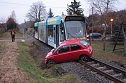 Bahn gegen Auto (Foto: privat)