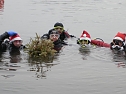 Weihnachtsbaum versenkt (Foto: privat) Weihnachtsbaum versenkt (Foto: privat)