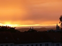 Abendhimmel &uuml;ber Nordhausen (Foto: M. M&uuml;ller)