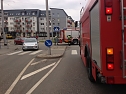 Unfall am Kreisel (Foto: V. Franke)