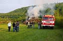 Pfingstfeuer in Obergebra (Foto: M. Randel)