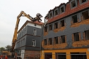 Abriss einer Brandruine (Foto: nnz)
