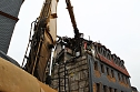 Abriss einer Brandruine (Foto: nnz)