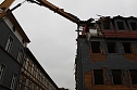 Abriss einer Brandruine (Foto: nnz)