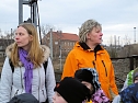 Besuch am Bahnhof (Foto: Karin Lehmann)