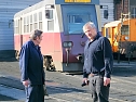 Zu Besuch im Bahnbetriebswerk (Foto: Karin Lehmann, Peter Blei)