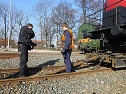 Zu Besuch im Bahnbetriebswerk (Foto: Karin Lehmann, Peter Blei)