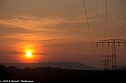 Sonnenuntergang bei Bleicherode (Foto: Gernot Thelemann)