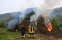 Osterfeuer in Obergebra (Foto: Michael Randel)
