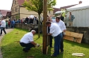 Maibaum in Obergebra gesetzt (Foto: Michael Randel)