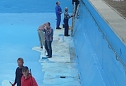 Arbeitseinsatz im Freibad (Foto: privat)