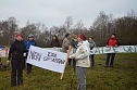 Protest gegen Probebohrungen (Foto: H. Michel)