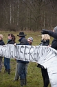 Protest gegen Probebohrungen (Foto: J. Karnstedt)