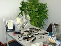 Beschlagnahmte Drogen und mehr (Foto: )
