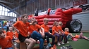 Kindergartensporttag in der Nordh&auml;user Wiedigsburghalle (Foto: Angelo Glashagel)