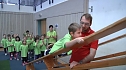Kindergartensporttag in der Nordh&auml;user Wiedigsburghalle (Foto: Angelo Glashagel)