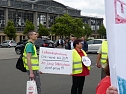 Unterst&uuml;tzung f&uuml;r Gewerkschaftsforderungen in Leipzig (Foto: H. Buntfu&szlig;)
