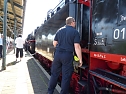 Lok-Spektakel im Bahnhof Nordhausen - zweimal eine "01" (Foto: nnz) Lok-Spektakel im Bahnhof Nordhausen - zweimal eine "01" (Foto: nnz)