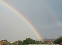 Regenbogen über dem Südharz (Foto: Dirk Schwarze, Werther) Regenbogen über dem Südharz (Foto: Dirk Schwarze, Werther)