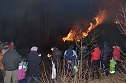 Osterfeuer in Buchholz (Foto: H. Michel)