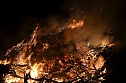 Osterfeuer in Buchholz (Foto: H. Michel)