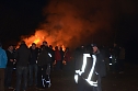 Osterfeuer in Buchholz (Foto: H. Michel)