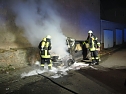 Polo und Fiesta brannten (Foto: Feuerwehr Bleicherode)