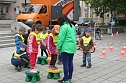 "Sicherheit braucht K&ouml;pfchen" auf dem Theaterplatz Nordhausen (Foto: Angelo Glashagel)