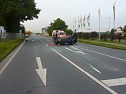 Unfall in der Helmestra&szlig;e (Foto: nnz)
