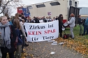Tiersch&uuml;tzer protestieren gegen Zirkus mit Wildtieren (Foto: Nicole Schulz)