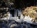 K&ouml;nigsh&uuml;tter Wasserfall zu Eis erstarrt (Foto: Peter Blei)