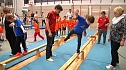 Kindergartensporttag in der Wiedigsburghalle (Foto: Angelo Glashagel)