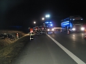 Unfall auf den A 38 (Foto: Feuerwehr Bleicherode) Unfall auf den A 38 (Foto: Feuerwehr Bleicherode)