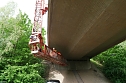 Helme-Br&uuml;cke bei Sundhausen wurde heute kontrolliert (Foto: nnz)
