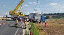 Unfall auf der B4 in H&ouml;he Fuchsfarm (Foto: privat)