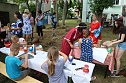 Zum Sommerfest konnte man sich am Familienzentrum gleich &uuml;ber zwei gro&szlig;z&uuml;gige Spenden freuen (Foto: Angelo Glashagel)