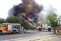 Gro&szlig;brand auf Bahnhofsgel&auml;nde (Foto: S. Dietzel)