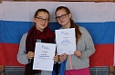 2. Platz: Charlott Mayer und Jasmina Rogge, (Foto: Deutsch-Russisches Forum)