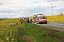 Schwerer Unfall auf der B4 (Foto: S. Dietzel)