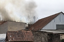 Dachstuhlbrand in W&uuml;lfingerode (Foto: S. Dietzel)